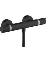 Hansgrohe Ecostat Comfort matt fekete termosztátos zuhanycsaptelep 13116670