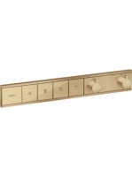 Hansgrohe RainSelect szálcsiszolt bronz termosztát falsík alatti szereléshez 15382140