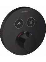 Hansgrohe ShowerSelect S matt fekete termosztátos csaptelep 15743670