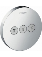 Hansgrohe ShowerSelect S 3 fogyasztós csaptelep, króm 15745000