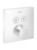 Hansgrohe ShowerSelect 2 fogyasztós matt fehér termosztát falsík alatti szereléshez 15763700