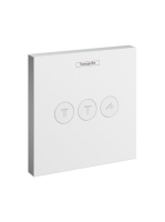 Hansgrohe ShowerSelect elzáró- és váltószelep falsík alatti szereléshez 3 fogyasztóhoz matt fehér 15764700