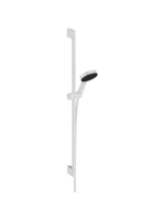 Hansgrohe Pulsify Select S zuhanyszett 105, 3 jet Relaxation, 90 cm zuhanyrúd, matt fehér 24170700