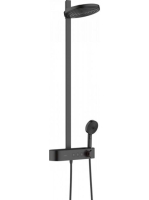 Hansgrohe Pulsify S Showerpipe 260 zuhanyrendszer termosztáttal, matt fekete 24240670