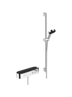 Hansgrohe Pulsify Select S termosztátos zuhanycsaptelep 95,9 cm, zuhanyszettel, króm 24270000