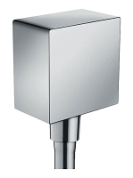 Hansgrohe Fixfit csőcsatlakozás króm Square visszafolyásgátl