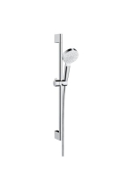 Hansgrohe Crometta zuhanyszett 1jet 65 cm-es zuhanyrúddal, króm/fehér 26533400