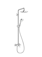 Hansgrohe Croma Select E 180 2jet fehér/króm zuhanyrendszer