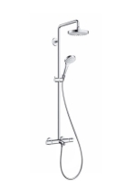 Hansgrohe Croma Select S 180 2jet fehér/króm zuhanyrendszer