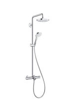 Hansgrohe Croma Select E 180 2jet fehér/króm zuhanyrendszer