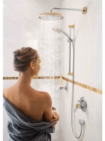 Hansgrohe Raindance Classic 240 króm/arany hatású fejzuhany zuhanykarral 27424090