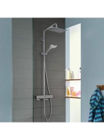 Hansgrohe Croma E zuhanyrendszer 280 1jet termosztáttal, EcoSmart, króm 27660000
