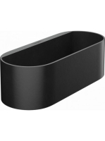 Hansgrohe WallStoris Tárolókosár, mély matt fekete 27912670