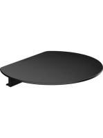 Hansgrohe WallStoris Polc matt fekete 27915670 - Fürdőszoba