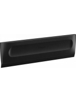 Hansgrohe WallStoris vízlehúzó, matt fekete 27916670 - Fürdő