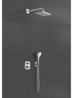 Hansgrohe Croma E zuhanyrendszer 280 1 jet, Ecostat E, króm 27953000