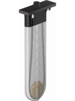 Hangrohe sBox matt fekete kád színkészlet szögletes 28010670