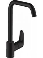 Hansgrohe Focus M41 mosogató csaptelep, matt fekete 31820670