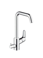 Hansgrohe Focus M41 mosogató csaptelep szeleppel, króm 31823000
