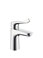 Hansgrohe Focus Care mosdócsaptelep 100 hosszú fogantyúval, lefolyógarnitúra nélkül, króm 31915000