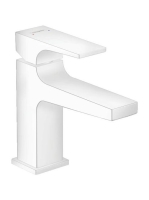 Hansgrohe Metropol 100 mosdócsaptelep matt fehér push-open lefolyóval, kézmosókhoz 32500700