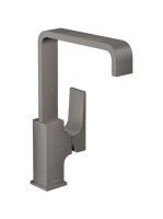 Hansgrohe Metropol 230 mosdócsaptelep szálcsiszolt fekete/króm, push-open lefolyóval 32511340