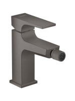 Hansgrohe Metropol bidécsaptelep push-open lefolyóval szálcsiszolt fekete/króm 32520340