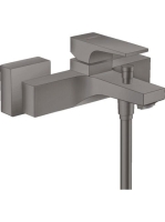 Hansgrohe Metropol falsíkon kívüli kádcsaptelep szálcsiszolt fekete/króm 32540340