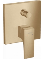 Hansgrohe Metropol falsík alatti kádcsaptelep biztonsági kombinációval, szálcsiszolt bronz 32546140