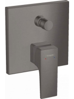 Hansgrohe Metropol falsík alatti kádcsaptelep biztonsági kombinációval, szálcsiszolt fekete króm 32546340