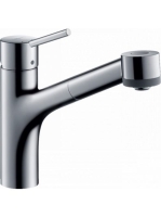 Hansgrohe Talis M52 Eco konyhai csaptelep kihúzható zuhanyfejjel, króm 32845000
