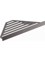 Hansgrohe AddStoris Sarokkosár szálcsiszolt fekete króm 4174