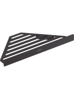 Hansgrohe AddStoris Sarokkosár matt fekete 41741670 - Fürdős