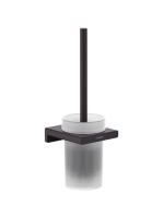 Hansgrohe AddStoris WC kefe tartó, falra szerelhető matt fekete 41752670