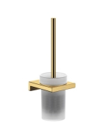 Hansgrohe AddStoris WC kefe tartó, falra szerelhető polírozott arany hatású 41752990