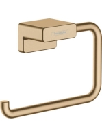 Hansgrohe AddStoris WC papír tartó fedlap nélkül szálcsiszolt bronz 41771140