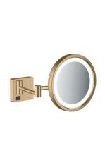 Hansgrohe AddStoris Borotválkozótükör LED világítással szálcsiszolt bronz 41790140