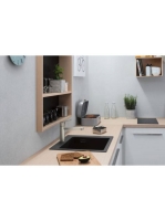 Hansgrohe S51 S510-F450 beépített mosogató, grafit fekete 43312170