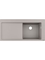 Hansgrohe S51 S514-F450 Beépített SilicaTec mosogató csepegtetővel, betonszürke 43314380