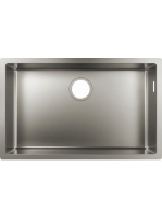 Hansgrohe S71 munkalap alá épített konyhai mosogatótálca 71x45 cm rozsdamentes acél hatású 43428800