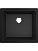 Hansgrohe S51 S510-U450 munkalap alá rögzített mosogató 450 grafit fekete 43431170
