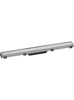 Hansgrohe RainDrain Match Zuhanylefolyó 70 cm, állítható magasságú kerettel, rozsdamentes acél 56037800