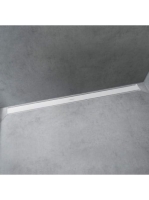 Hansgrohe RainDrain Match Zuhanylefolyó 90 cm, állítható magasságú kerettel, matt fehér 56040700