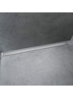 Hansgrohe RainDrain Match Zuhanylefolyó 90 cm, állítható magasságú kerettel, rozsdamentes acél 56040800