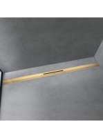 Hansgrohe RainDrain Flex vágható zuhanylefolyó 100 cm, polírozott arany hatású 56046990