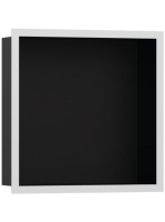 Hansgrohe XtraStoris Individual Falfülke matt fekete színben