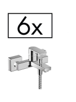 Hansgrohe Vernis Shape Egykaros kádcsaptelep falsíkon kívüli szereléshez, projekt csomag (6db) króm 71457000