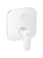 Hansgrohe Talis E Falsík alatti kádcsaptelep biztonsági kombinációval, matt fehér 71474700