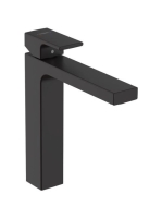 Hansgrohe Vernis Shape Egykaros mosdócsaptelep 190, automata lefolyógarnitúrával matt fekete 71562670