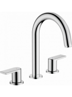 Hansgrohe Vernis Shape 3 lyukú mosdócsaptelep automata lefolyógarnitúrával króm 71563000